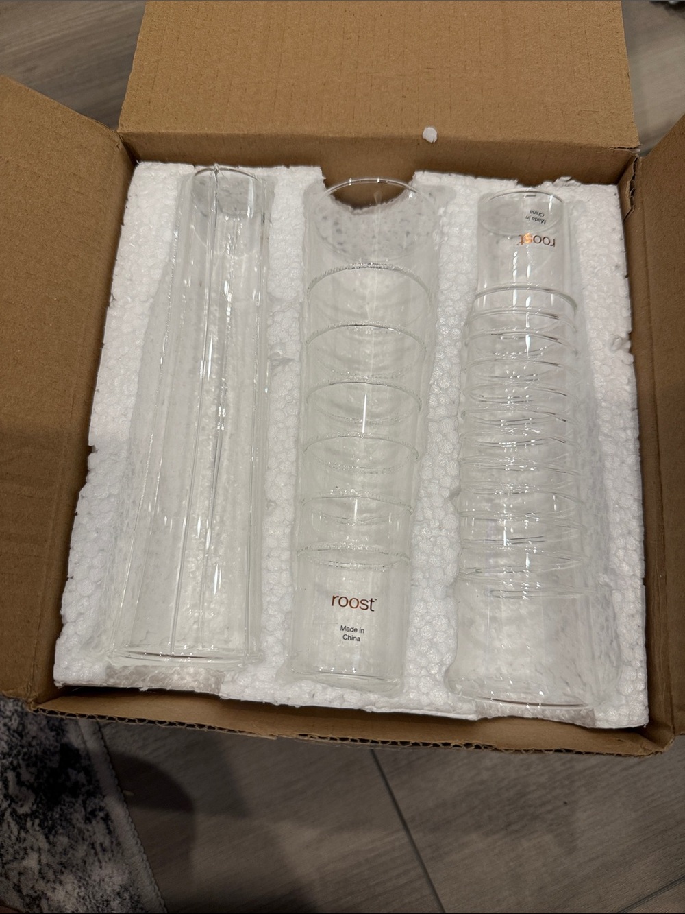 Roost Clear Champagne Flutes